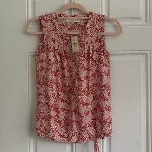 Loft Sleeveless Top, Size XXS Petite